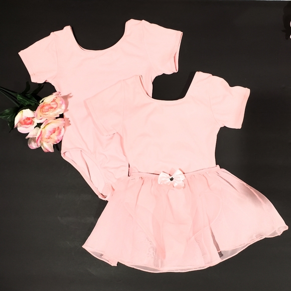 Jacques Moret Other - 3pc Jacques Moret Pink Skirt & Leotards Dance XS